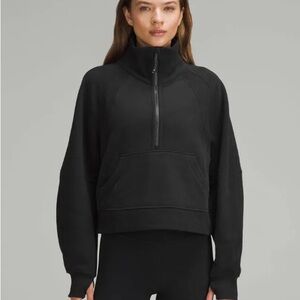 Lululemon Scuba Black Half-Zip Sweatshirt